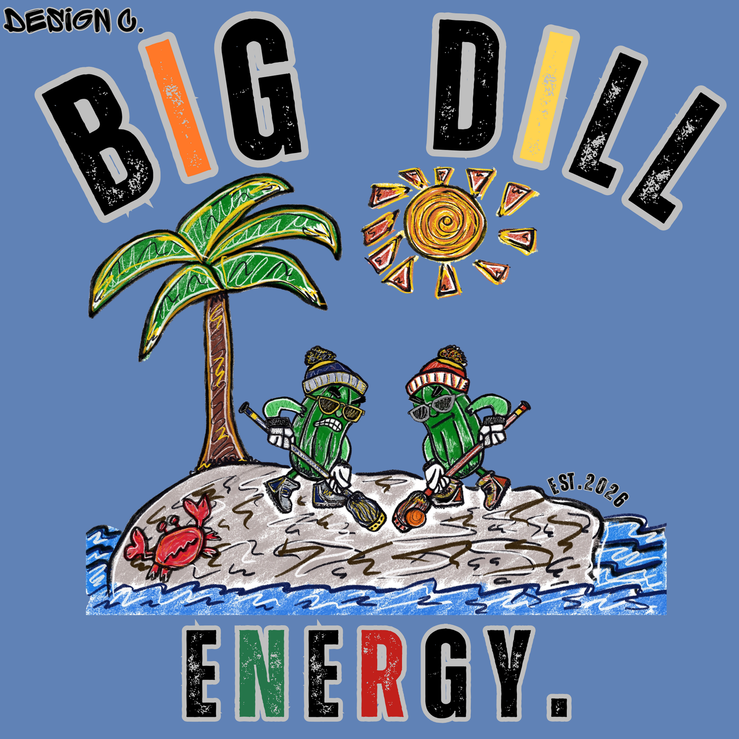 Big Dill Energy Lacrosse Tee