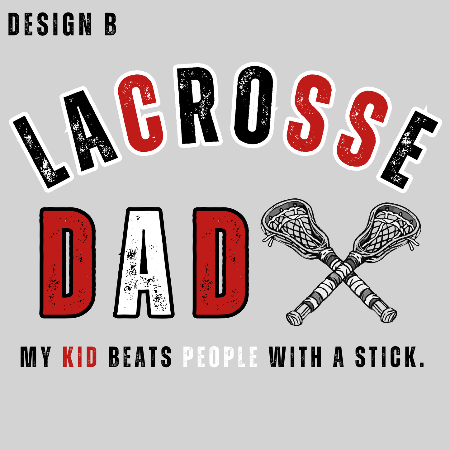 Proud Lacrosse Dad Graphic Shirt