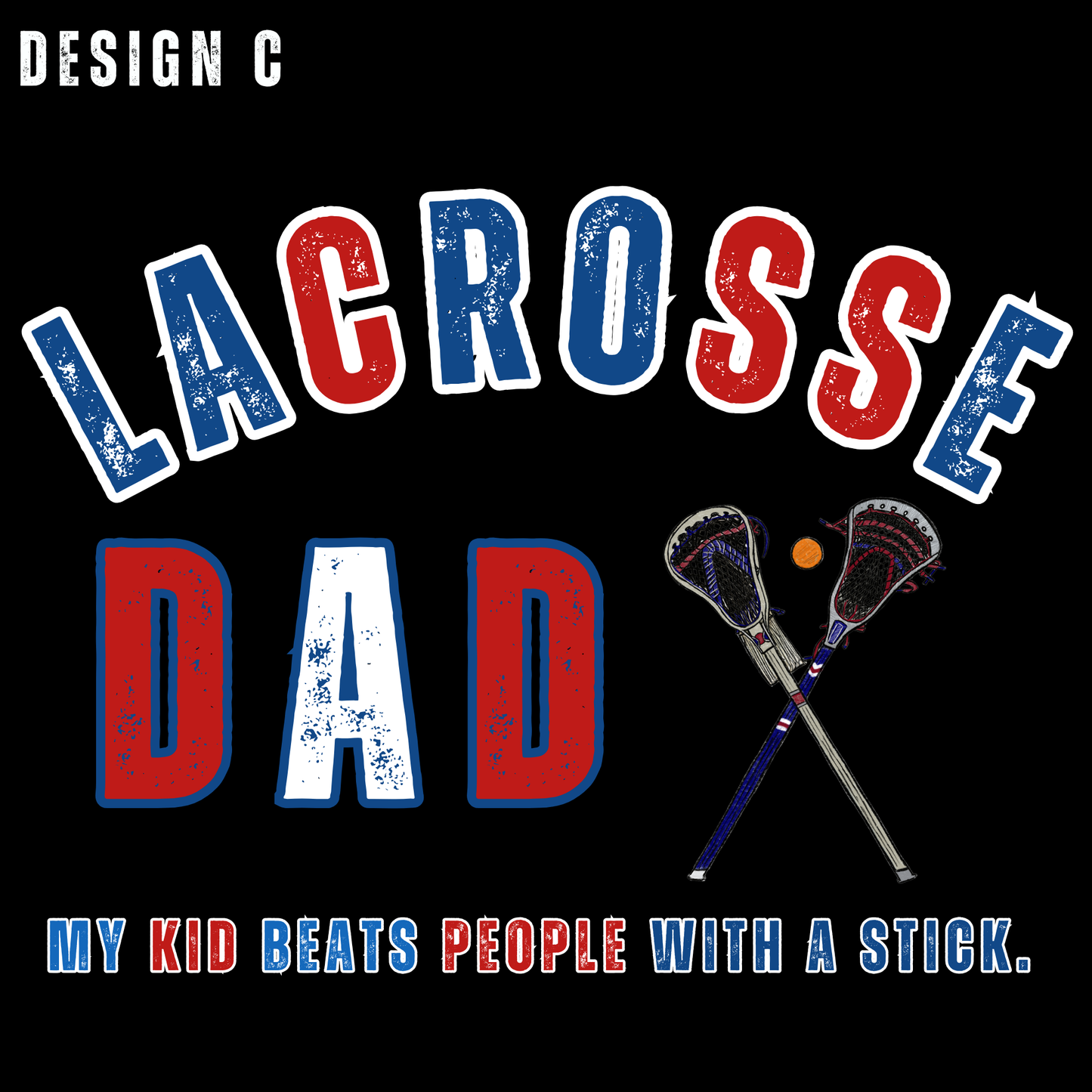 Proud Lacrosse Dad Graphic Shirt