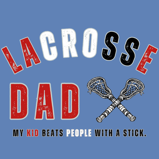 Proud Lacrosse Dad Graphic Shirt