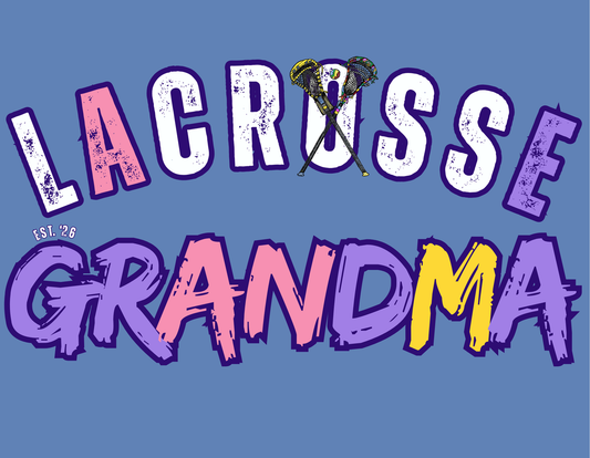 Lacrosse Grandparent Shirt – Loudest Grandparent on the Sideline – Funny Sports Grandparents Tee