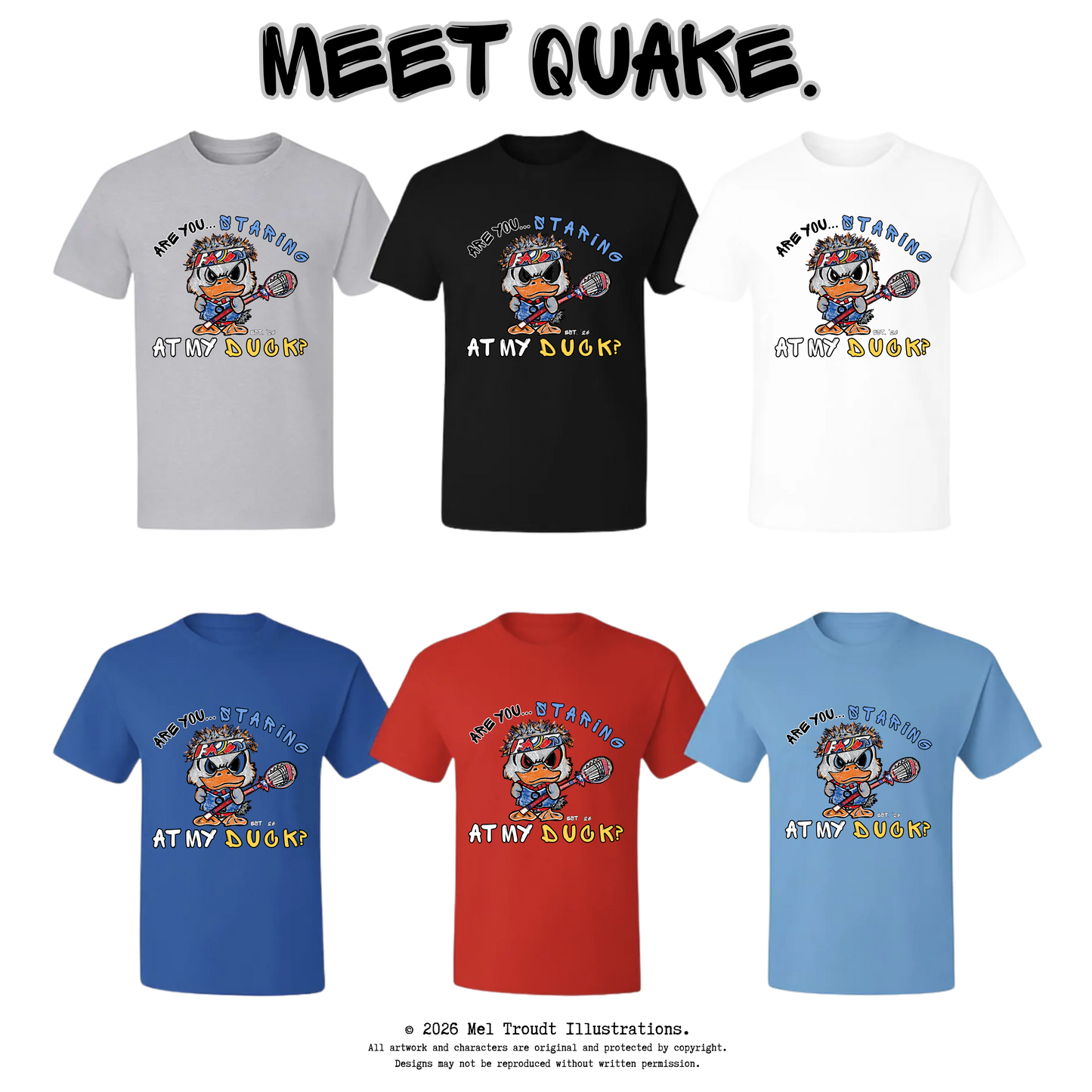 Are You… Staring At My Duck? Lacrosse Tee