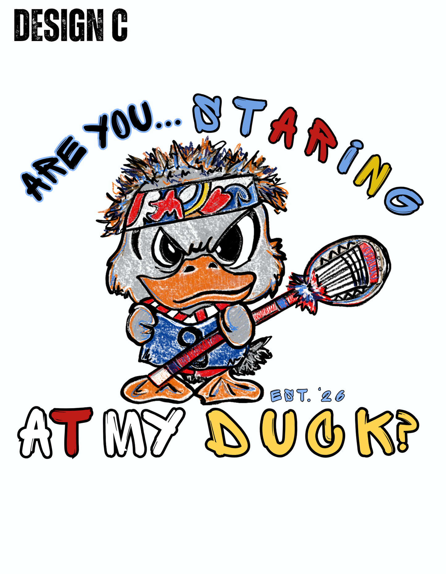 Are You… Staring At My Duck? Lacrosse Tee